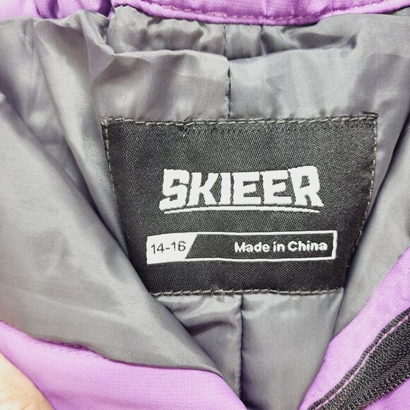 Skieer Pants girls 14-16  Women’s  Snowboard Ski Pants purple New - Picture 13 of 16